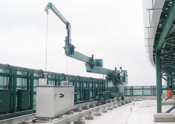 Geautomatiseerde CDGC Rail gemonteerd Window Cleaning Platform gondel met 9.0 m/min